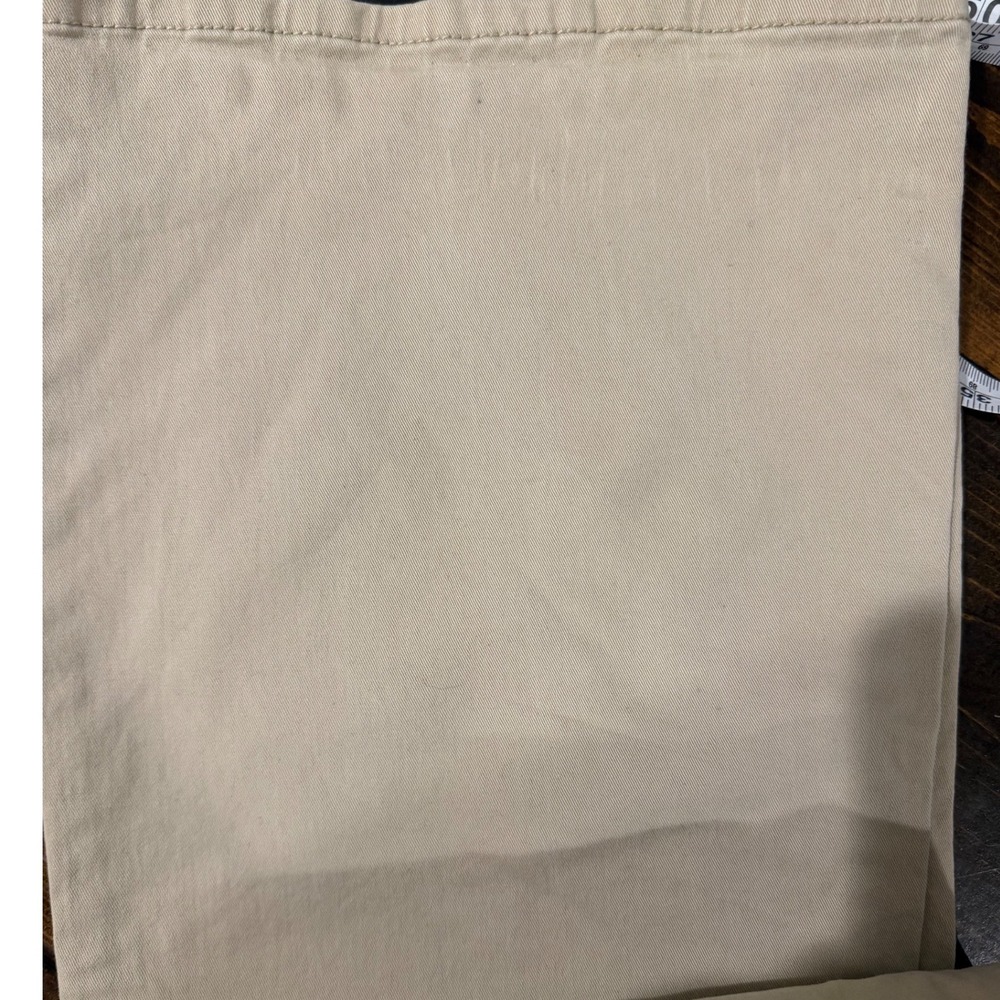 American Eagle Khaki Flare Artist Pants 14 Y2K Boho Stretch Minimalist Soft - Picture 8 of 11